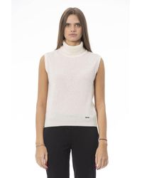Baldinini - White Wool Sweater - Lyst