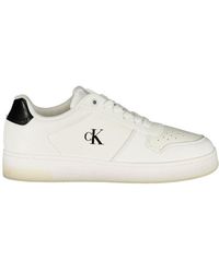 Calvin Klein - Leather Sneaker - Lyst