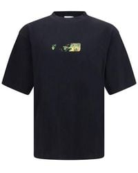 Off-White c/o Virgil Abloh - Black Cotton T-shirt - L - Lyst