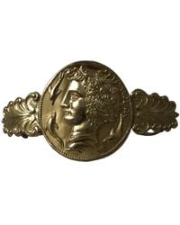 Dolce & Gabbana - Gold Tone Brass Oversized Round Coin Monete Belt - Lyst