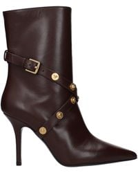 Versace - Boots/Chocolate Leather - Lyst