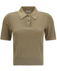 Burberry - Bicolor Wool Oves Aries Polo Shirt - Lyst