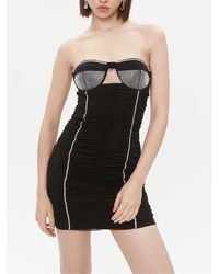 Patrizia Pepe - Black Nylon Casual Dress - Lyst