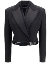 Dolce & Gabbana - Black Wool Oves Aries Jacket - Lyst