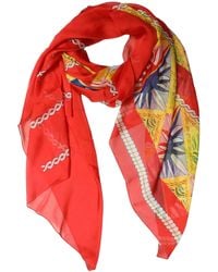 Dolce & Gabbana - Multicolor Silk Printed Shawl Stole Scarf - Lyst