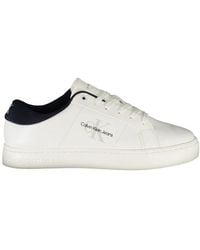 Calvin Klein - Leather Sneaker - Lyst