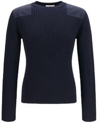 Fendi - Blue Wool Oves Aries Sweatshirt - Lyst