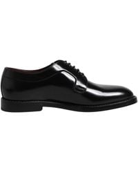 Dolce & Gabbana - Black Leather Lace Up Derby Dress Formal Shoes - Lyst
