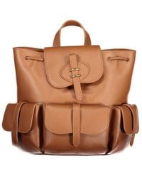 Coccinelle - Brown Leather 's Backpack - Lyst