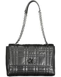 Calvin Klein - Nero Polyester S Handbag - Lyst