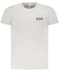 Accademia Militare - White Cotton Men's T - Lyst
