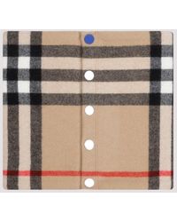 Burberry - Archive Beige Cashmere Scarf - Lyst