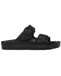 Birkenstock - Black Eva Flat Sandals - Lyst