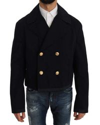 Dolce & Gabbana - Double-breasted Coat - Lyst