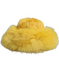 Dolce & Gabbana - Dolce & Gabbana Hat10016 Fox & Goat Fur Bucket Hat - Lyst