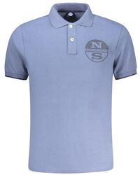 North Sails - Blu Cotton Mens Polo - Lyst