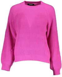Desigual - Chic Turtleneck Sweater With Contrast Detailing - Lyst