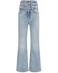Fiorucci - Blue Cotton Flared Jeans - Lyst