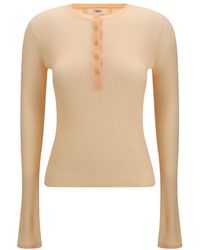 Chloé - Orange Wool Oves Aries Sweatshirt - Lyst