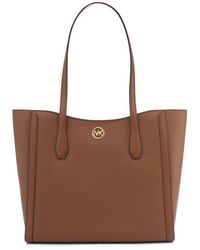 Michael Kors - Brown Canvas Tote Bag - Lyst