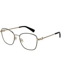 Longchamp - Black Metal Glasses (frames) - Lyst
