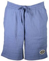 Vans - Blue Cotton Men Sweatpant - Lyst