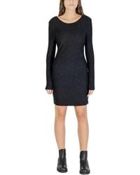Jacqueline De Yong - Black Polyester Short Dress - Lyst