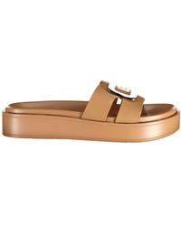 Laura Biagiotti - Beige Polyurethane 's Sandal - Lyst