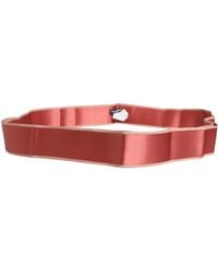 Dolce & Gabbana - Pink Silk Satin Waist Cintura Belt - Lyst