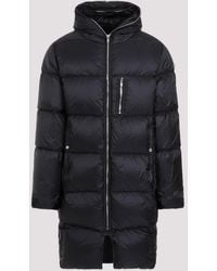 Moncler - Black Gimp Quilted Hooded Coat - Lyst
