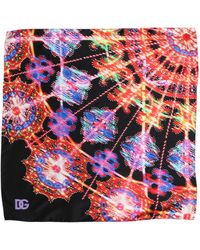 Dolce & Gabbana - Print Square Foulard Scarf - Lyst