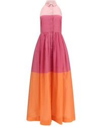 Sara Roka - Multicolor Cotton Casual Dress - Lyst