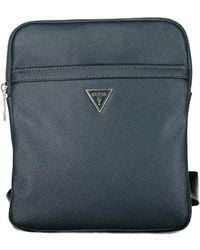 Guess - Chic Green Shoulder Bag With Ample Storage - Lyst