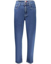 Tommy Hilfiger - Blu Cotton Jeans - Lyst