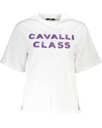 Roberto Cavalli - Cotton T-Shirt - Lyst