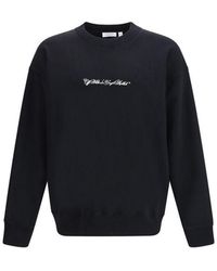 Off-White c/o Virgil Abloh - Black Cotton Sweatshirt - L - Lyst