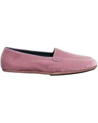 Dolce & Gabbana - Pink Velvet Slip On Men Flats Loafers Shoes - Lyst