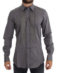 Dolce & Gabbana - Elegant Slim Fit Cotton Dress Shirt - Lyst