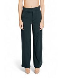 Street One - Green Viscose Flared Pants - Lyst