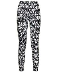 Versace - Logo Leggings - Lyst