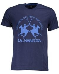 La Martina - Cotton T-Shirt - Lyst