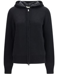 Fendi - Black Cashmere Hoodie - Lyst