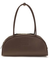 Miu Miu - Calf Leather Bos Taurus Shoulder Bag - Lyst