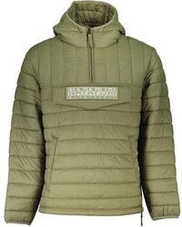 Napapijri - Verde Poliammide Men's Jacket - Lyst