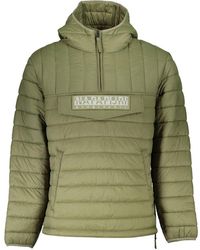 Napapijri - Verde Poliammide Men's Jacket - Lyst