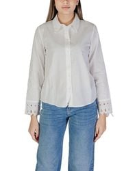 Jacqueline De Yong - Cotton Shirt - Lyst
