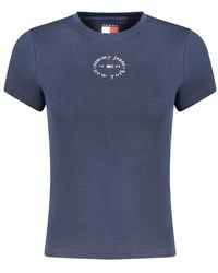 Tommy Hilfiger - Blue Cotton 's T - Lyst