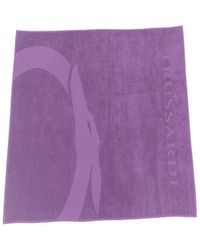 Trussardi Beachwear - Purple Cotton Other - Lyst