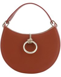 Chloé - Brown Leather Small Arlène Shoulder Bag - Lyst