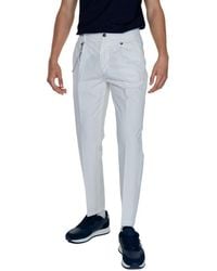 Antony Morato - White Cotton Casual Pants - Lyst
